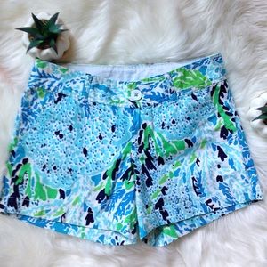 EUC Lilly Pulitzer Lets Cha Cha Callahans Spa Blue
